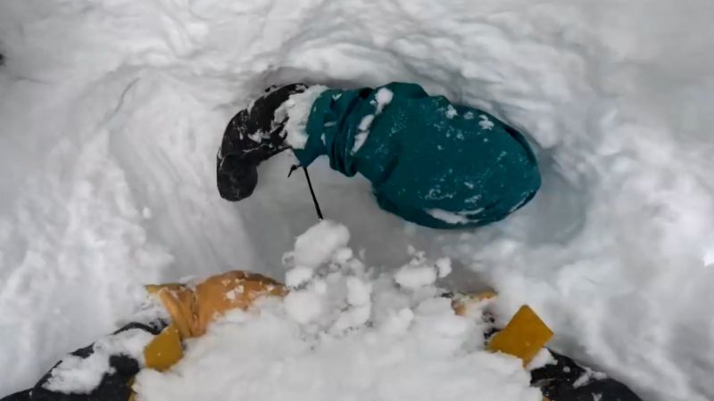 Skier's Swift Response Saves Snowboarder Trapped in Tree Well